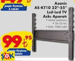 ASONİC AS-KT10 32-55 LCD-LED TV TELEVİZYON ASKI APARATI